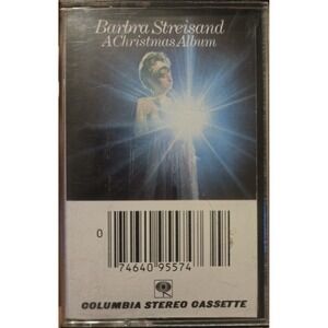 Barbra Streisand Christmas Album Cassette OS White Good 1967 Columbia PCT 9557